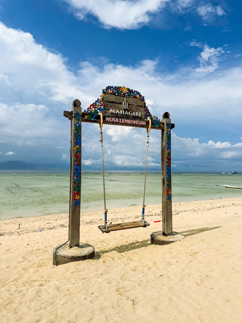 Altalena Jungutbatu Beach Nord Nusa Lembongan