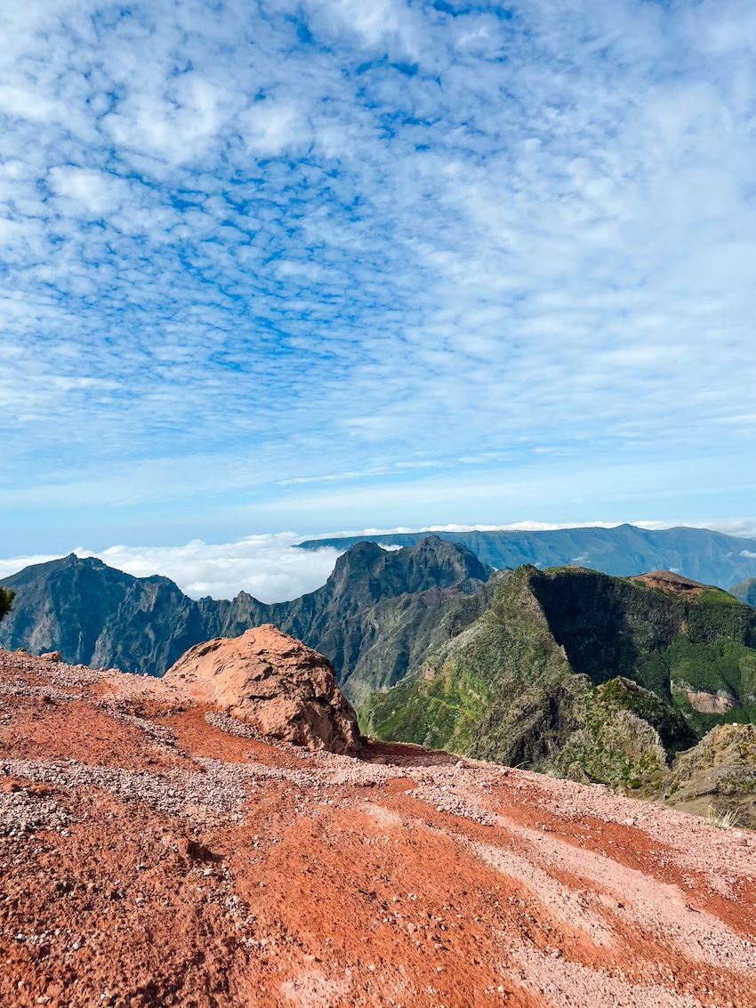 Panorama Fine Sentiero Pico Ruivo Madeira