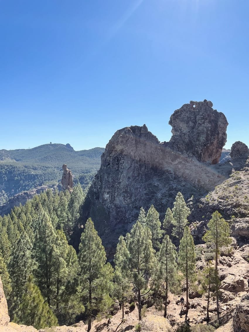 Scorcio Escursione al Roque Nublo Gran Canaria