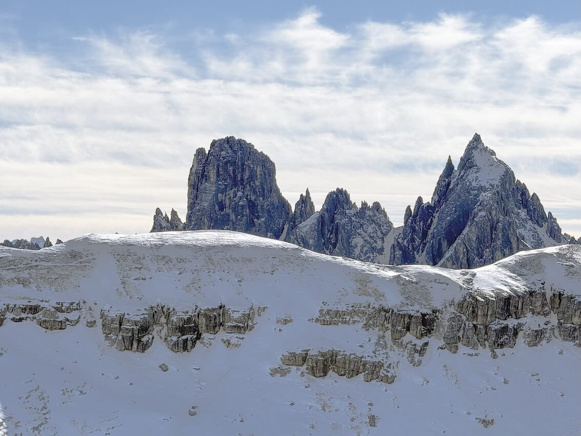 Cadini di Misurina dal Rifugio Auronzo Giorno