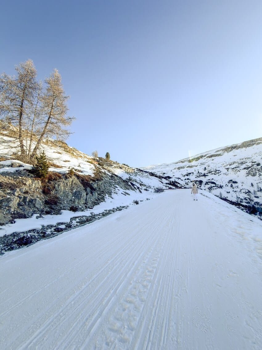 Pista per Slittini Rifugio Auronzo