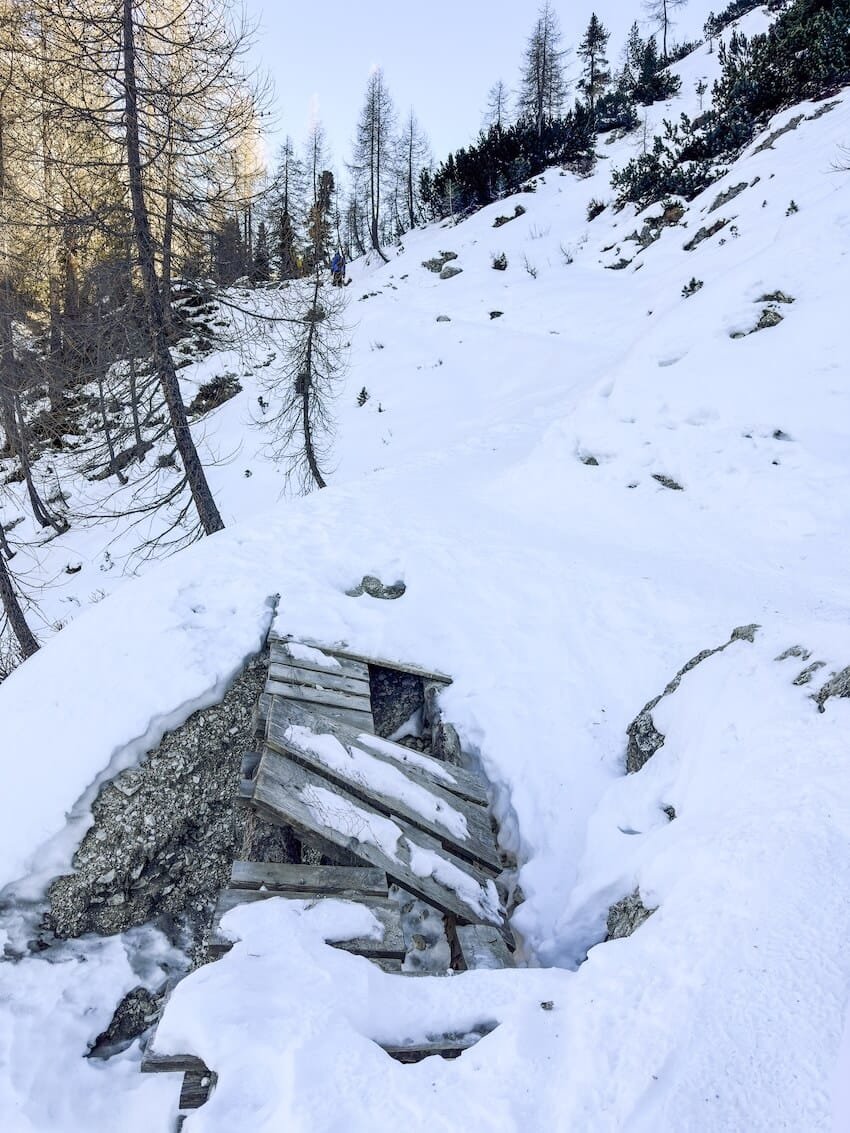 Ponte Sentiero Tre Cime di Lavaredo