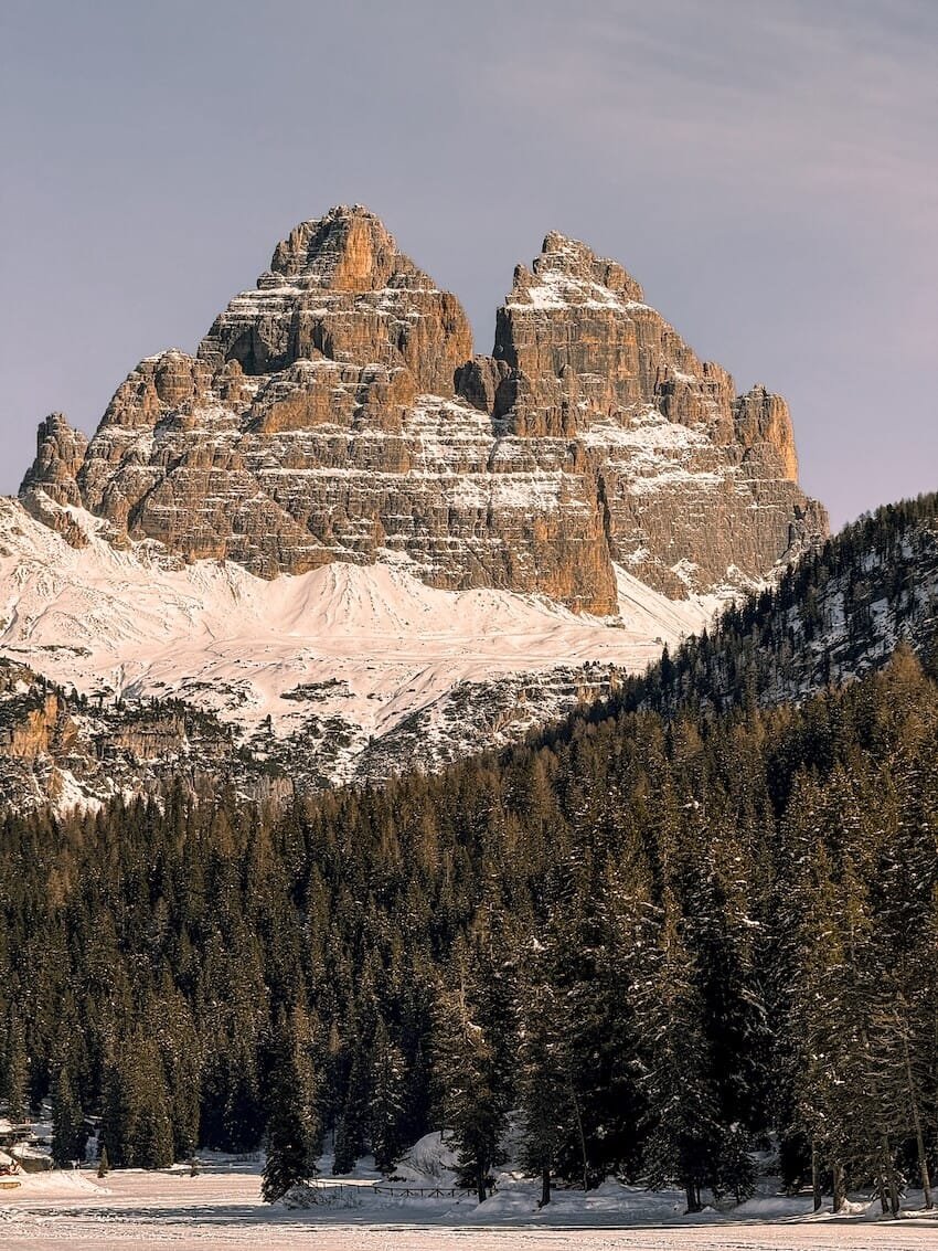 Tre Cime di Lavaredo dal Lago d'Antorno