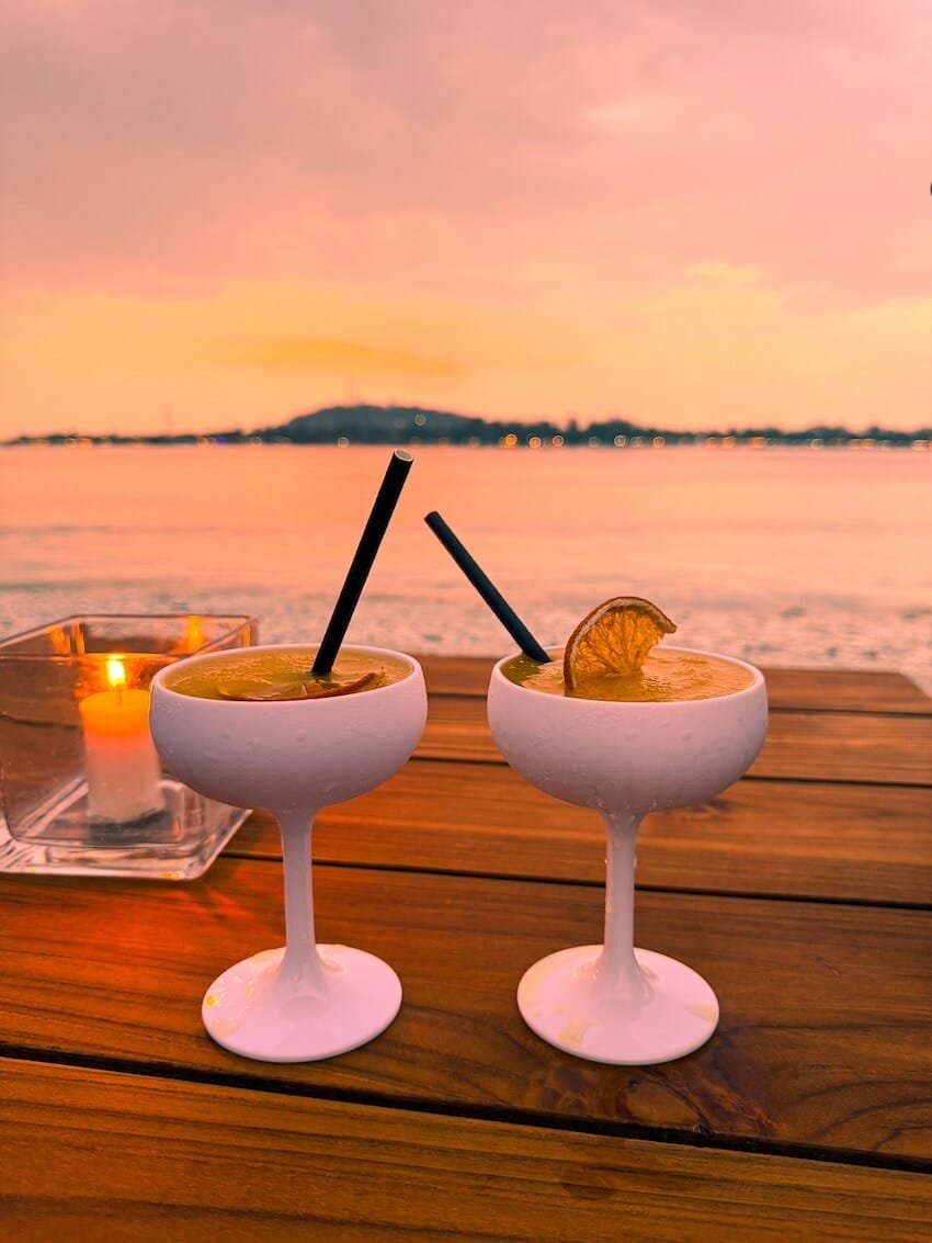 Aperitivo al Bask a Gili Meno