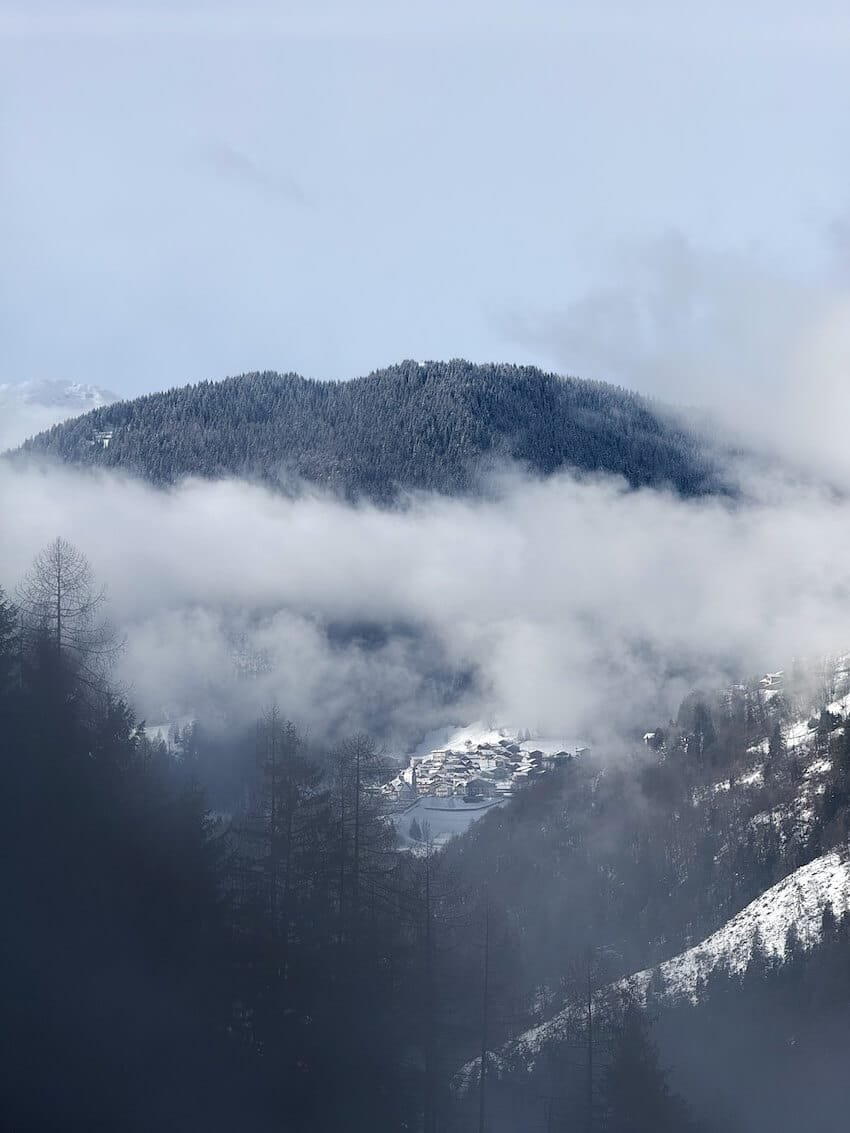 Panorama Sentiero Cascata Ru de Rialt
