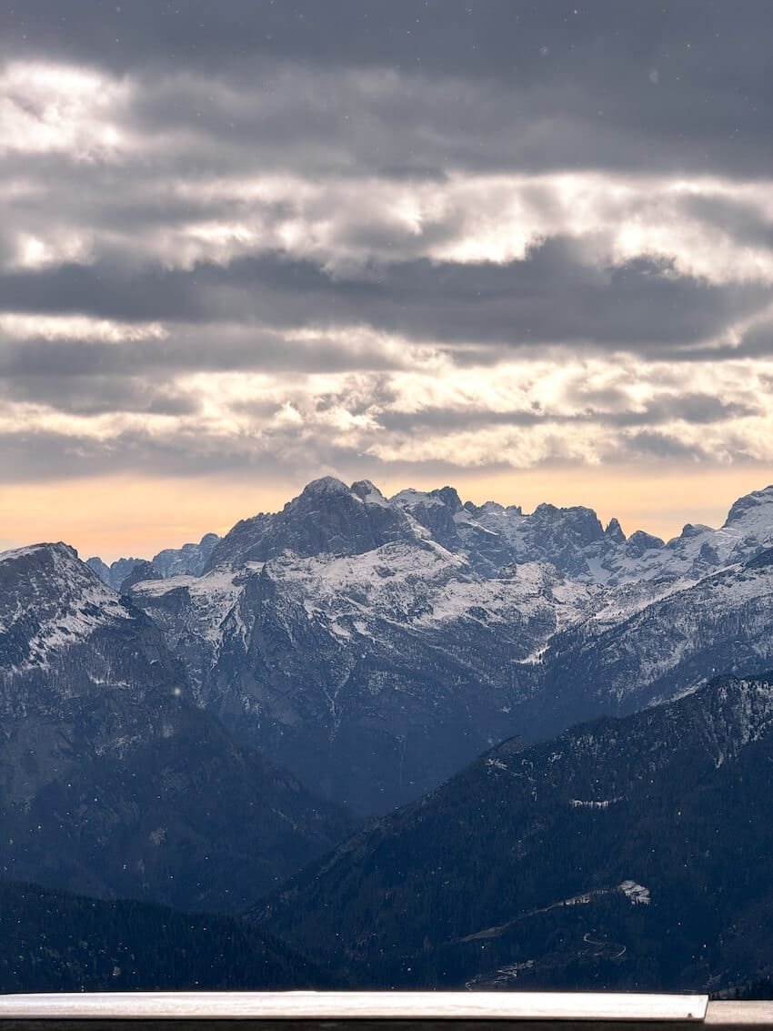 Panorama Vallata dal Rifugio Averau