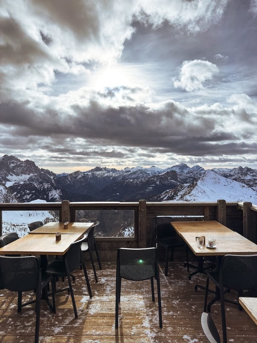 Panorama dal Rifugio Averau
