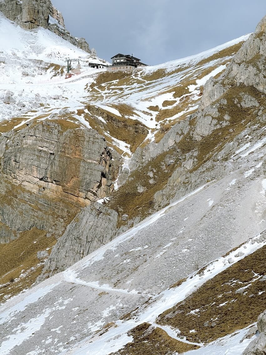 Rifugio Averau dal sentiero 452