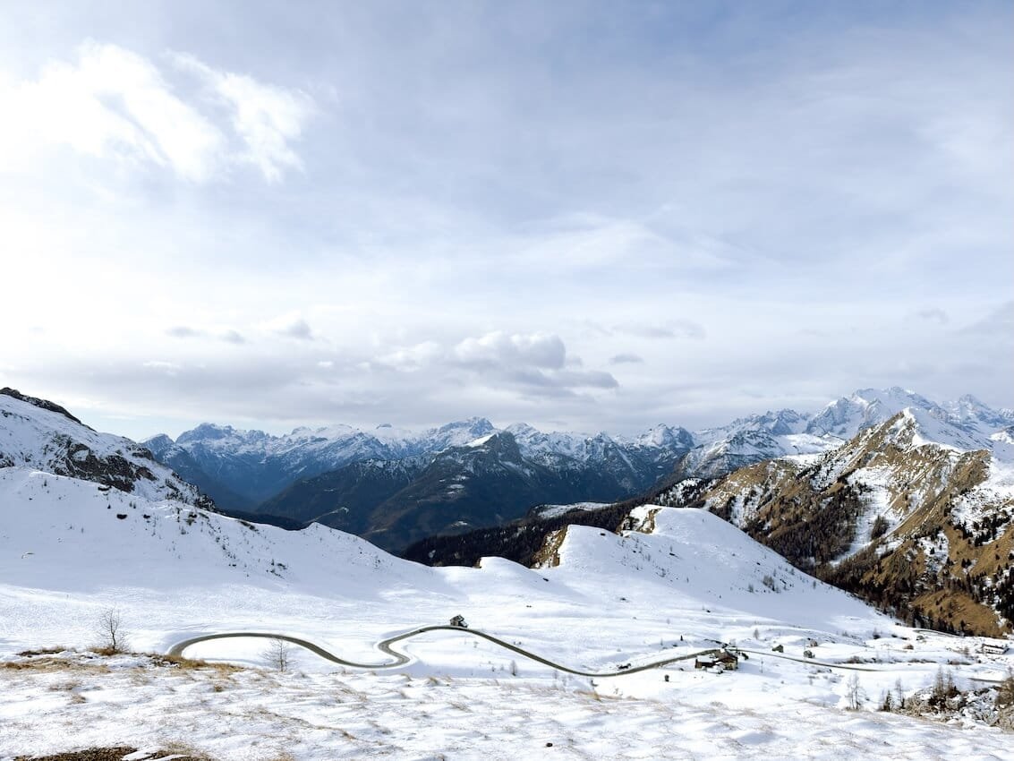 Strada per Passo Giau da Selva di Cadore