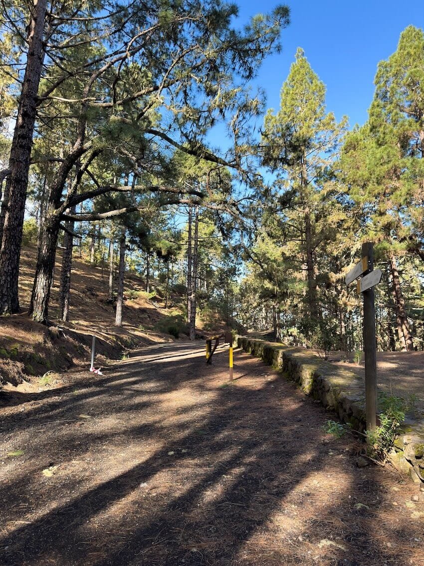 Inizio Sentiero PR-TF 43 Area Recreativa Arenas Negras Tenerife