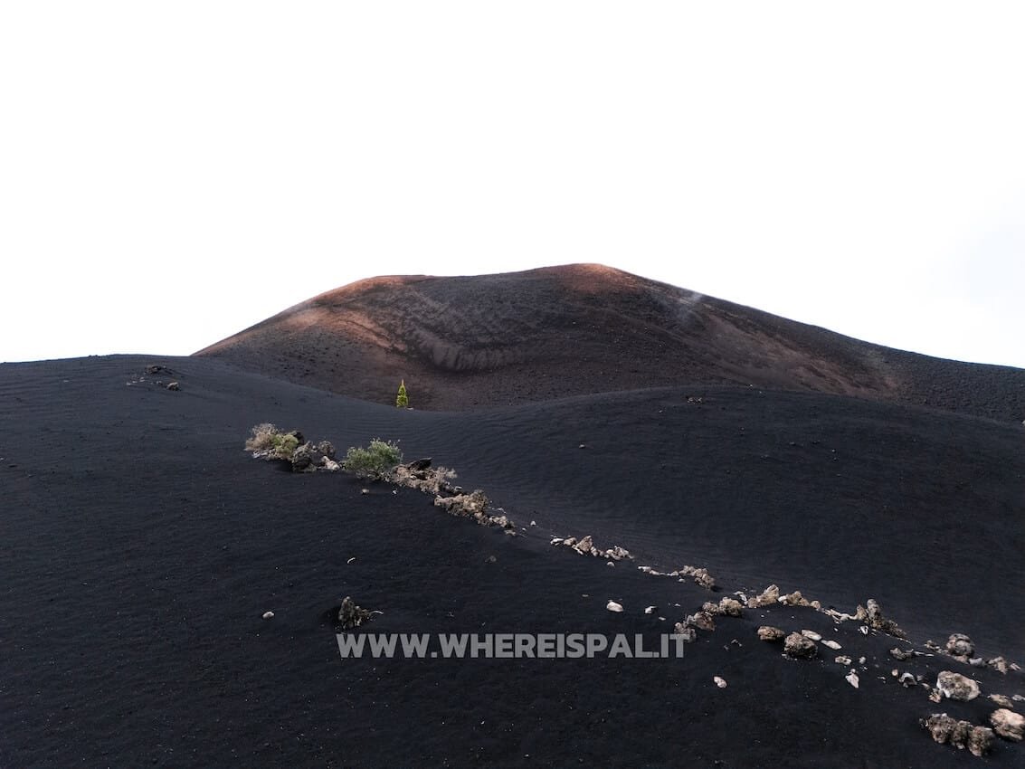 Paesaggio Nero Vulcano Chinyero Tenerife