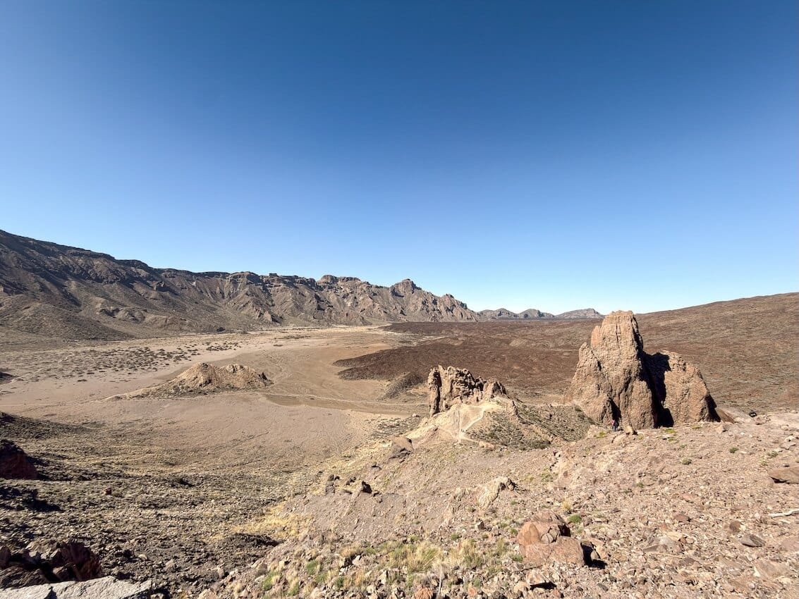 Panorama dal Mirador de la Ruleta Roques de García Tenerife