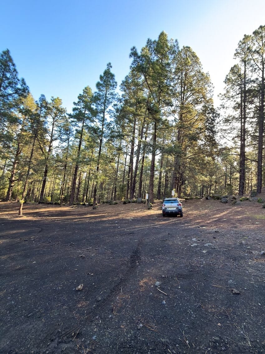 Parcheggio PR-TF 43 Area Recreativa Arenas Negras Tenerife