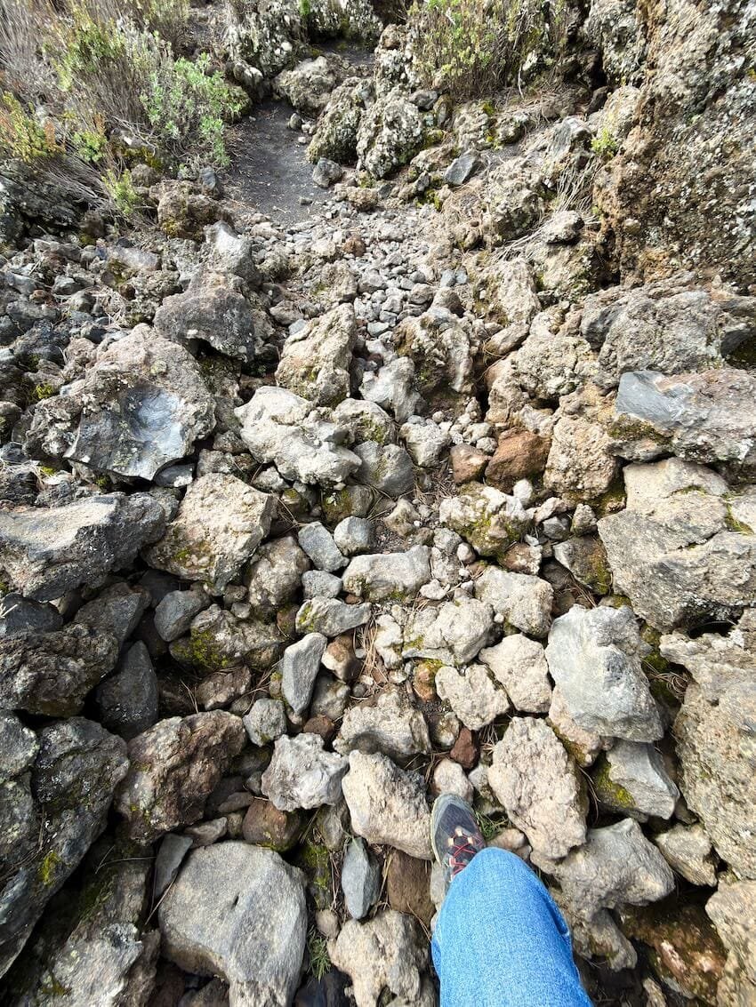 Roccette Sentiero PR-TF 43 Vulcano Chinyero Tenerife
