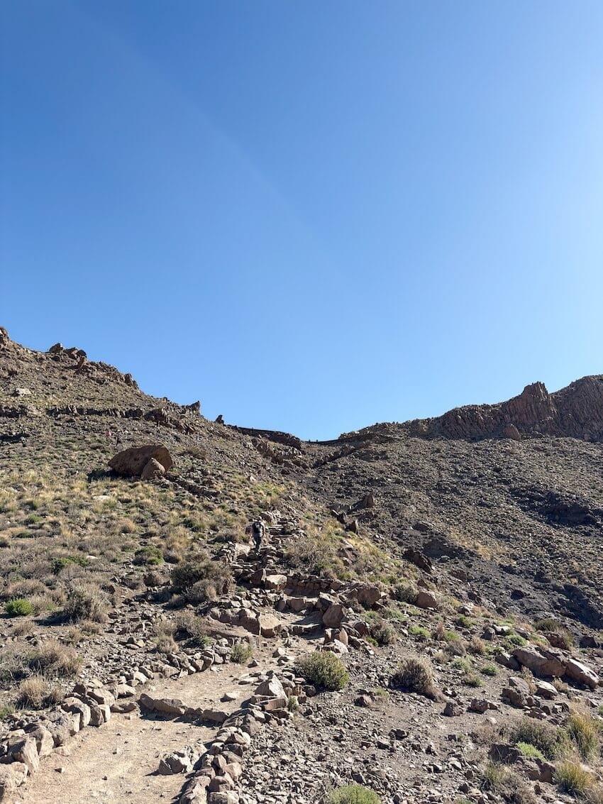 Salita Finale Roques de García Tenerife