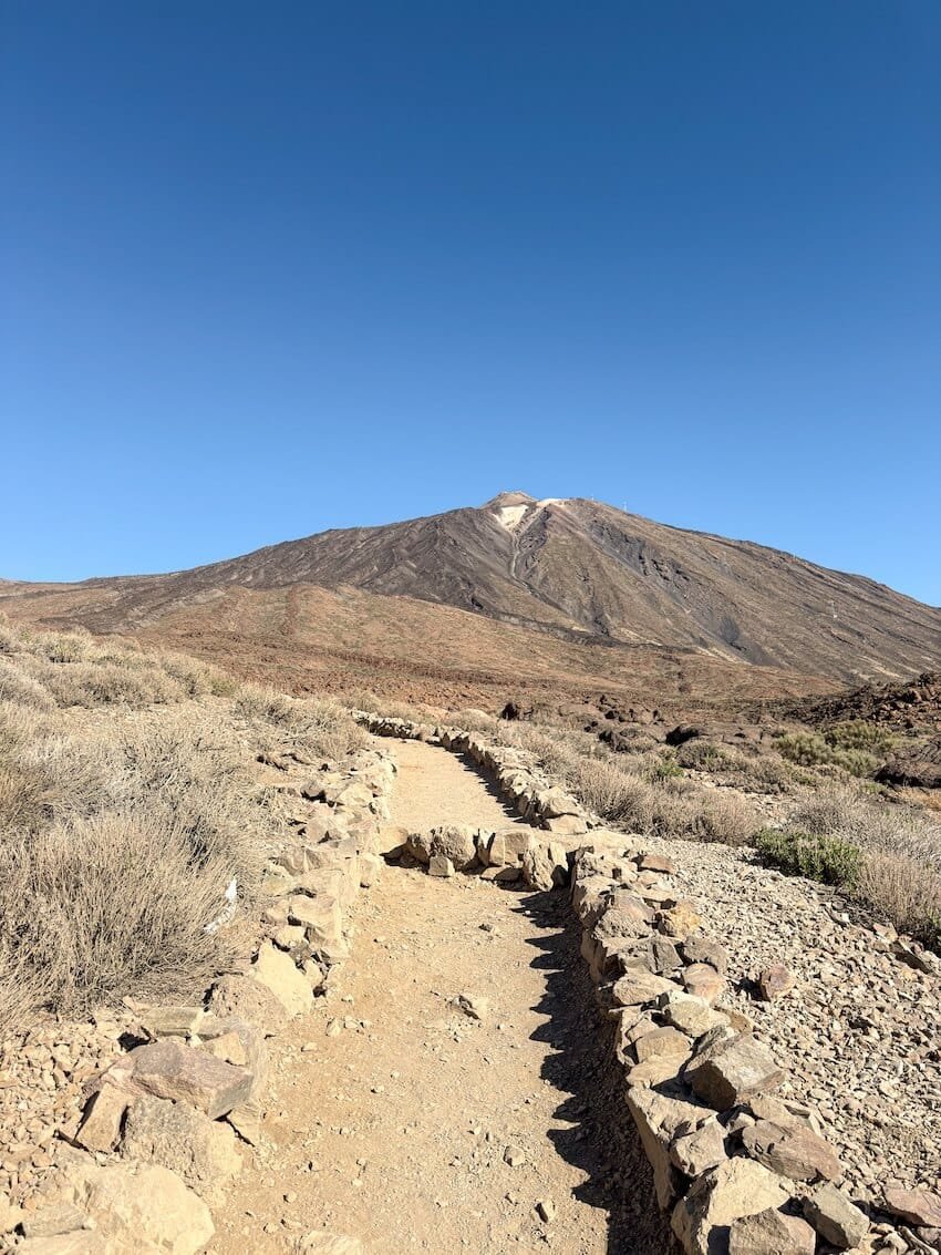 Teide e Colata Lavica Roques de García Tenerife