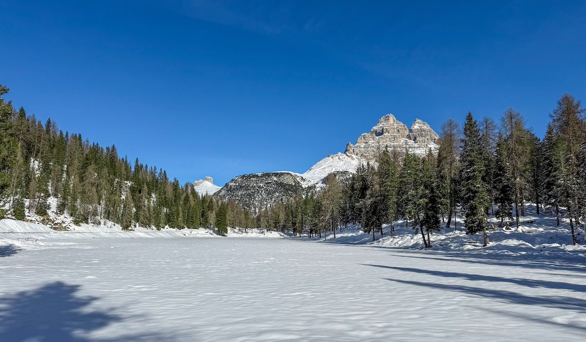Copertina Lago Antorno con Tre Cime Lavaredo